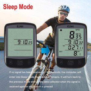 Sunding Backlight Over-speed Reminder Wired Bicycle <strong>Computer</strong> Waterproof Bicycle Stopwatch - Product Image 2