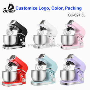 Robot pâtissier électrique multifonctionnel de haute qualité 700W 3.5L avec bol mélangeur et tête inclinable pour usage professionnel en boulangerie - Product Image 6