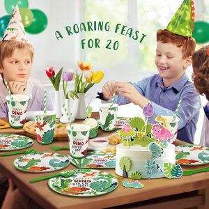 <strong>Dinosaur</strong> <strong>Birthday</strong> <strong>Party</strong> Decorations Set for Boys Kids <strong>Party</strong> Supplies Balloons Banner Tableware Bulk Wholesale - Product Image 5