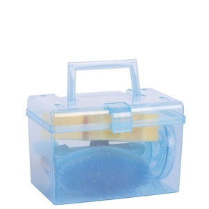 Boîte de toilettage pour chevaux Ensemble de brosses à épousseter pour équipement d'équitation Ensemble de soins de toilettage pour chevaux - Product Image 6