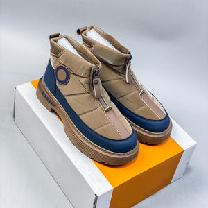 Zapatillas de deporte blancas de alta calidad, zapatos informales para hombre, calzado de estilo deportivo ligero de suela gruesa a la moda - Product Image 3