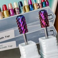 Foret à ongles professionnel 2025 pour salon de manucure, vente en gros, foret de coupe 3XC 4XC 5XC en acier au tungstène, logo OEM, pour ongles