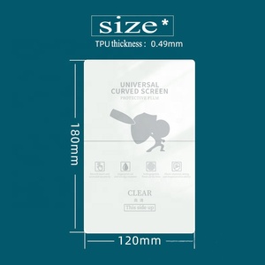 <span class=keywords><strong>Film</strong></span> Hydrogel Nano portable, en TPU, matériaux pour traceur de téléphone, feuille arrière pour Machine à découper - Product Image 2