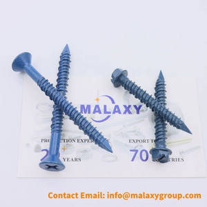 Tornillo de Anclaje de Acero al Carbono MALAXY, Cabeza Plana, Resistente, Galvanizado, para Anclaje en Bloques de Mampostería - Product Image 5