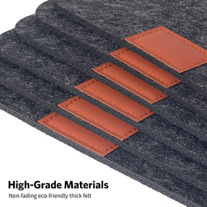 Có thể giặt cảm thấy placemats Bộ 6 bàn ăn cảm thấy thảm ăn tối cảm thấy đế lót ly tấm kính bảng Runner <span class=keywords><strong>Mat</strong></span> cho bàn gỗ - Product Image 3