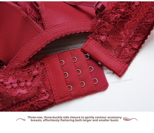 Elegante e Sexy Reggiseno Triangolare con Ricamo Floreale, Traspirante in Nylon e Spandex, Senza Ferretto, per Occasioni Speciali - Product Image 4