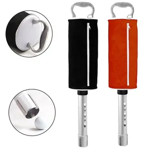 CÓMO ES VERDADERO Precio de fábrica Durable Portable Golf Pick Up Tool Colector de pelotas de golf Shag Bag Pick Up con tubo de <span class=keywords><strong>aluminio</strong></span> extraíble - Product Image 1
