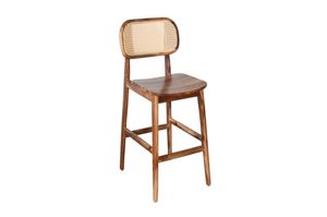 Modern Sheesham Wood <b>Bar</b> Chair Solid Hardwood Elegant Design Comfortable Seating Furniture for Home <b>Bar</b> Kitchen - Product Image 2