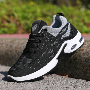 <span class=keywords><strong>Chaussures</strong></span> de course décontractées pour hommes 2026, respirantes, légères, anti-choc, confortables, tendance, polyvalentes, à lacets, couleur unie - Product Image 5