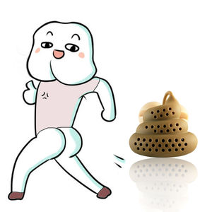 ที่กรองชาซิลิโคนเกรดอาหาร 100% รูปทรงก้นตลก สำหรับชงชา - Product Image 6