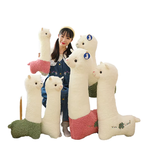Boneka Domba Llama Alpaca Lucu, Boneka Isi Kapas PP, Boneka Kartun Lembut, Hadiah untuk Anak Perempuan, ODM Dapat Disesuaikan - Product Image 1