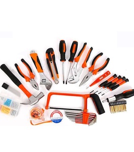 Juego de Herramientas de Reparación Multiusos de 82 Piezas, Martillo, Llave Inglesa, Alicates, Juego de Herrajes Combinados para Mantenimiento del Hogar y Vehículos, Acero al Carbono - Product Image 1