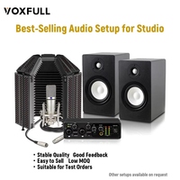 Cabine d'enregistrement portable grande capacité avec isolation acoustique et connexion filaire, accessoire de studio musical fabriqué en Chine