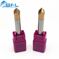 BFL CNC End Mills Tool Carburo 60 Grados Chaflán End Mills Tool Cortador de carburo
