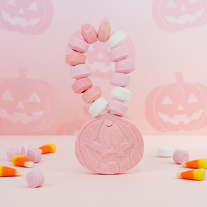 Braccialetti <span class=keywords><strong>Rosa</strong></span> a Tema <span class=keywords><strong>Caramelle</strong></span> per Feste di Halloween, Gioielli con Fragole <span class=keywords><strong>e</strong></span> Zucche - Product Image 1