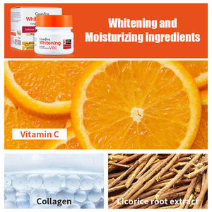 Meilleure crème éclaircissante et blanchissante pour la peau, à base de vitamine C naturelle, anti-taches et anti-taches de rousseur, enrichie en collagène, de la marque propre. - Product Image 4