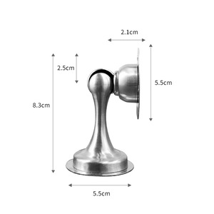 Stainless Steel No Drill <b>Door</b> <b>Catch</b> Floor Mount Minimalist Design Easy Installation <b>Door</b> Stopper - Product Image 3