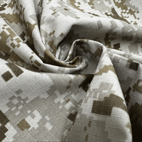 US AOR1 Camo Tissu de camouflage imprimé numérique résistant à la déchirure Tissu polyester Oxford imperméable pour sac à dos extérieur