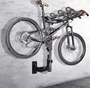 Support mural pour vélo de 2 pouces Porte-bagages pour vélo Récepteur d'<span class=keywords><strong>attelage</strong></span> pour bicyclette Rangement suspendu Organisateur de <span class=keywords><strong>garage</strong></span> Peut contenir jusqu'à 200 lb - Product Image 6