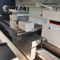 Torno CNC de bancada plana horizontal CK6180, centro de torneado de metal de alta resistencia, bancada larga, controlador Fanuc, motor, CE ISO OEM