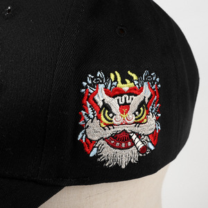 Gorra de Béisbol LUELAN 100% Algodón con Bordado de Danza del León, Diseño Unisex, Gorra de Moda - Product Image 4