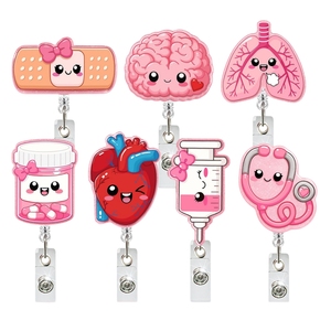 Portabadge Retrattile in Acrilico Serie Reni Creativa, Bestseller, Ideale come <span class=keywords><strong>Regalo</strong></span> <span class=keywords><strong>per</strong></span> Infermieri - Product Image 5