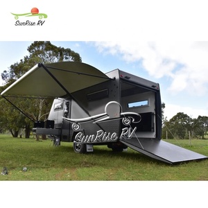 Remorque de moto en fibre de verre à la mode, prix de gros d'exportation, remorque de voyage pour jouet Rv avec salle de bain - Product Image 2