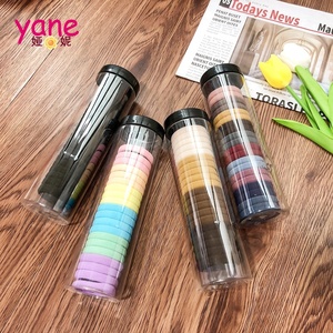 YANE Fashion Simple 20 piezas caja colorida gruesa banda elástica para el cabello lazo elástico accesorio de mujer - Product Image 6