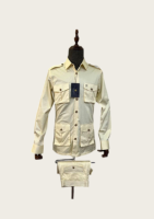 Ensemble de travail extérieur 2 pièces pour hommes, chemise à manches longues et pantalon multicolores, vêtement durable, grandes tailles, vente en gros