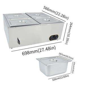 พร้อมจัดส่ง หม้ออุ่นอาหารไฟฟ้าแบบ Bain Marie <span class=keywords><strong>ค</strong></span>วามจุสูง อุ่นเร็ว เหมาะสำหรับร้านอาหารสไ<span class=keywords><strong>ต</strong></span><span class=keywords><strong>ล</strong></span>์ KFC/<span class=keywords><strong>แม</strong></span><span class=keywords><strong>ค</strong></span><span class=keywords><strong>โด</strong></span><span class=keywords><strong>นั</strong></span><span class=keywords><strong>ล</strong></span>ด์ - Product Image 3