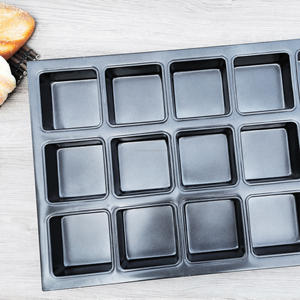 Moules à pain disponibles dans le commerce plaques de <span class=keywords><strong>cuisson</strong></span> carrées antiadhésives multiples plaques de <span class=keywords><strong>cuisson</strong></span> carrées pour fours - Product Image 2