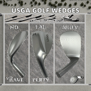 Wedges de golf conformes à la USGA avec rainures CNC, 52, 56, 60 degrés, graphite et acier, flexibilité R, main droite, dextérité, vente en gros d'usine - Product Image 2