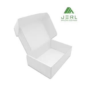 Custom White Shipping Boxes Rectangular Corrugated Shipping Mailer Box