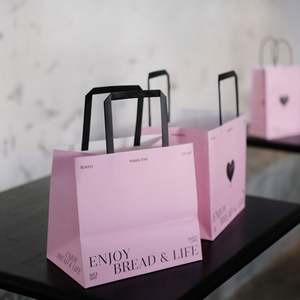 Bolsas de Papel Kraft Clásicas al por Mayor para Regalos de Postres y Café para Llevar - Personalizables - Product Image 4