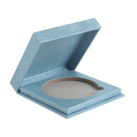 Palette en carton rigide recyclable personnalisée à compartiment unique magnétique vide pour fard à joues et fard à paupières, pour emballage cosmétique
