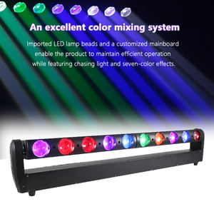10X40W RGBW 4In1ビーム<span class=keywords><strong>Led</strong></span>コントロールムービングヘッドスキャンライトDmx512 Djモバイルライトバーパーティー用KTVホームウェディング効果ランプ - Product Image 3