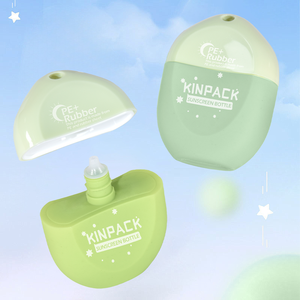 Botella de manguera de plástico PE PP portátil de 50ml con orificio para colgar tóner emulsión <span class=keywords><strong>astringente</strong></span> loción hidratante botella de cosméticos - Product Image 1