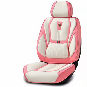 Nouveau design de housse de siège de <span class=keywords><strong>voiture</strong></span> originale de luxe imperméable facile à nettoyer housse de siège de <span class=keywords><strong>voiture</strong></span> en cuir personnalisée à coutures diamantées - Product Image 6