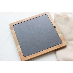 Bandeja de plato de madera y pizarra para <span class=keywords><strong>sushi</strong></span> - Product Image 2