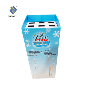 Exhibidores de Cartón Corrugado Hexagonales Personalizados con Logotipo para Promoción en Supermercados, con Superficie de Película Ligera para Juguetes - Product Image 1