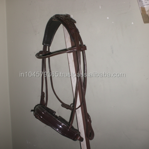 Bridon rond en cuir anglais de qualité supérieure pour chevaux, modèle 1811, fabriqué en Inde - Product Image 1