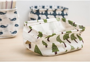 Cesto portaoggetti in tessuto pieghevole con manici, contenitore organizer salvaspazio di grande capacità per armadi e scaffali domestici - Product Image 5