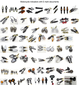 Ece chứng nhận 12V LED tín hiệu rẽ ánh sáng màu vàng & hổ phách chỉ số blinker an toàn cưỡi xe máy hệ thống chiếu sáng - Product Image 6