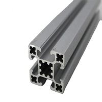Profils d'assemblage modulaires en aluminium anodisé série 6000 (4040, 4060, 4080, 40120) avec services de soudage, découpe et pliage
