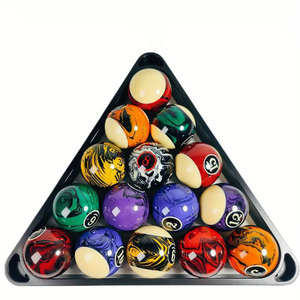 Jeu <span class=keywords><strong>de</strong></span> boules <span class=keywords><strong>de</strong></span> <span class=keywords><strong>billard</strong></span> <span class=keywords><strong>de</strong></span> taille réglementaire <span class=keywords><strong>de</strong></span> 2 à 1/4 pouces en résine marbre <span class=keywords><strong>de</strong></span> qualité supérieure - Product Image 1