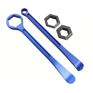 ชุดเครื่องมือซ่อมยางรถจักรยานยนต์ขนาด 32 มม. 27 มม. 22 มม. 10 มม. 12 มม. ทำจากอลูมิเนียมอัลลอยด์แบบนุ่ม ใช้ได้กับรถจักรยานยนต์ทั่วไป ประแจขันน็อตล้อแบบหกเหลี่ยม - Product Image 6