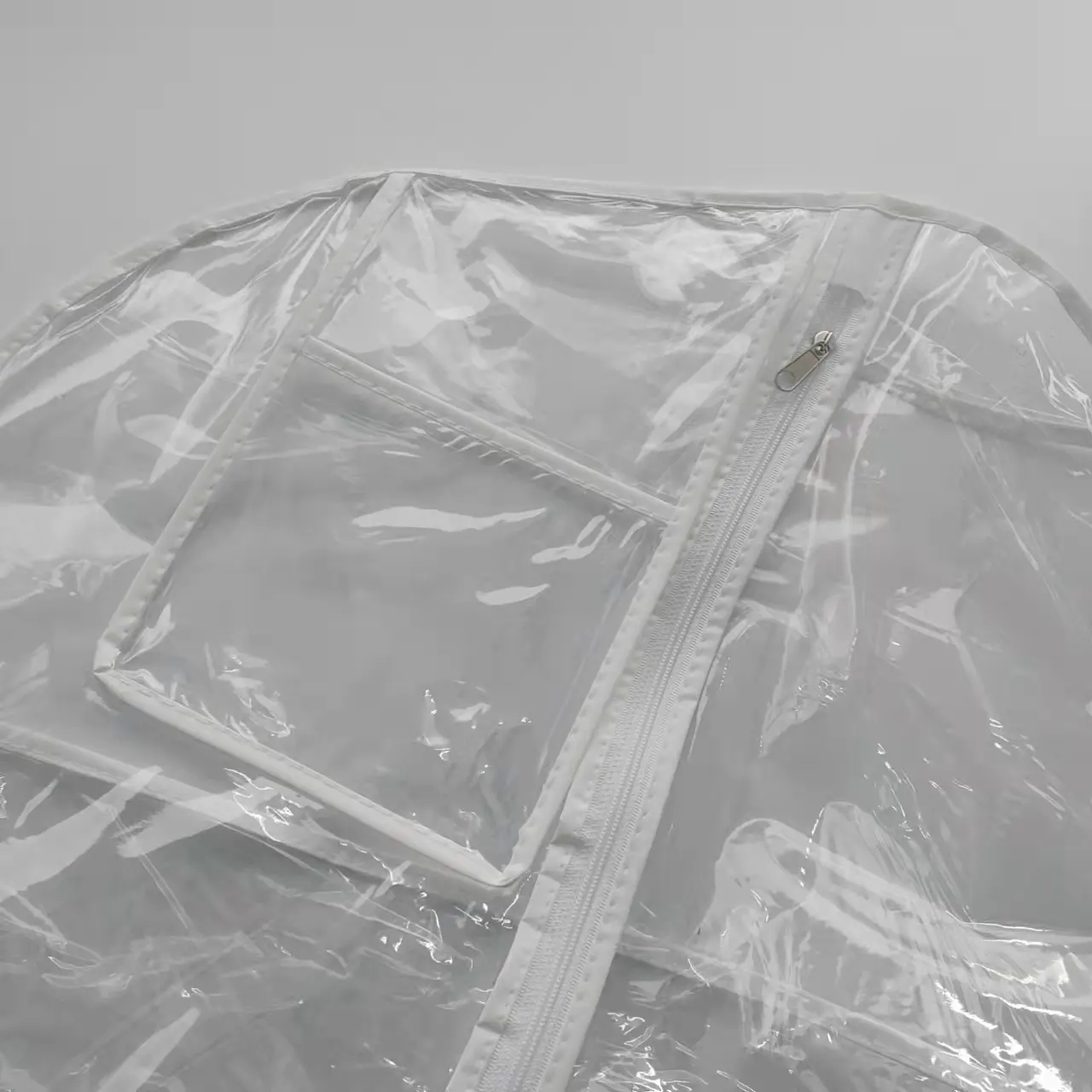 Sac de robe de mariée en plastique PVC, vente en gros