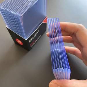 Toploader transparent premium 3x4 <span class=keywords><strong>JO</strong></span>-JL-13 avec revêtement <span class=keywords><strong>film</strong></span>é pour cartes de sport (basketball, football) - Product Image 3