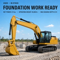 Excavatrice 320 Abordable avec Godet de 1,19 m³ et Vitres de Cabine Propres pour le Développement Immobilier