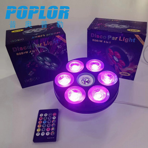 ไฟดิสโก้ Poplor 60W RGBW 4 in 1 ไฟเวที LED พร้อมรีโมทคอนโทรล - Product Image 1